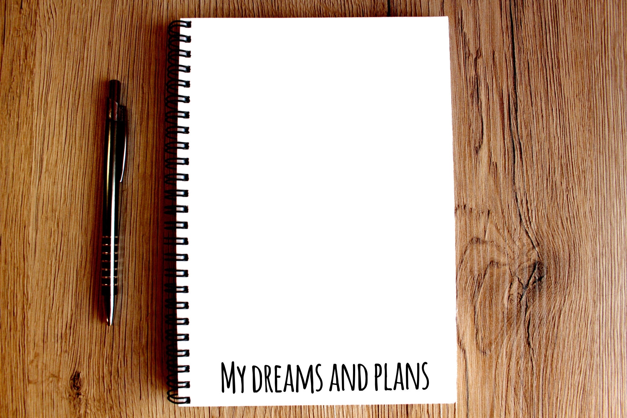 Writing Journal A5 My Dreams and Plans Notebook Personal