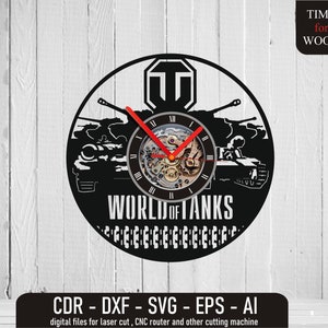 Tanks Digital Files Tanks svg Tanks dcr Tanks eps Tanks ai Tanks dxf Laser Cut Files WOT Vector Tanks Vector Tank svg World of Tanks
