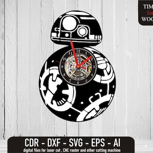 BB-8 Vector Bestanden BB8 Vectoren BB-8 svg BB8 svg Star Wars Robot svg Cut File