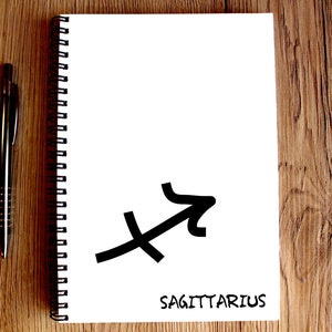 Taccuino Kraft Diario Kraft Blocco note carino con nome Taccuino originale Diario personale Blocco note personalizzato Blocco note Zodiac Notebook