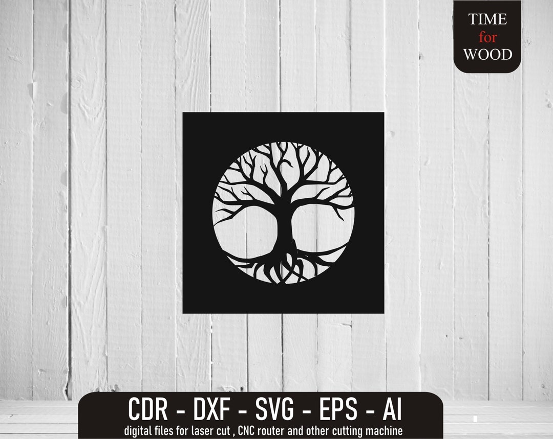 Tree Cd R Vector Files Tree Picture With Tree Svg Tree Vector File Tree Cdr Tree Eps Tree Dxf ...