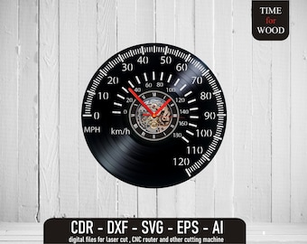 Speedometer Clock svg Speedometer svg Speedometer dxf Speedometer eps Speedometer jpg Mechanics Clock for Mechanics svg Clock Digital Files