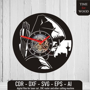 Arrow svg Arrow dxf Arrow eps Man in Hood Vector Hero in the Hood svg Digital Download Arrow TV series Cnc files