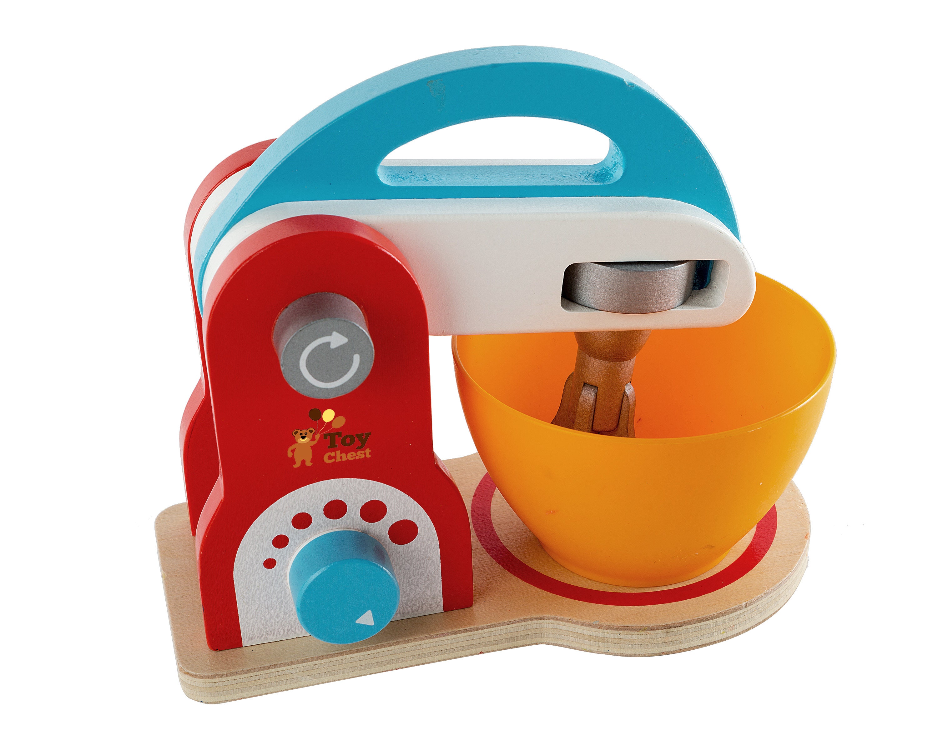wooden toy food mixer