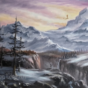 Mountains at Sunset | 11x14 fine art print