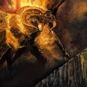 Gandalf Vs The Balrog | Signed Print