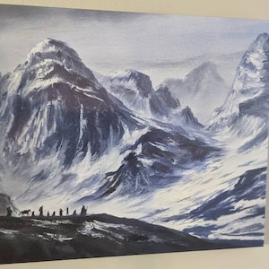 Through the Mountains | Canvas Print