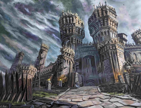 The Gates of the Castle | 11x14 Fine Art Print - Etsy