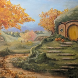 Autumn in the Shire | canvas print by Shannon Long