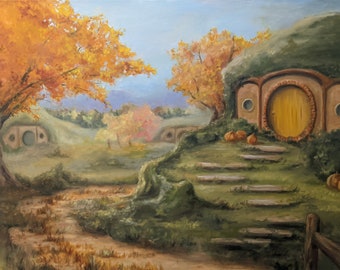 Autumn in the Shire | canvas print by Shannon Long