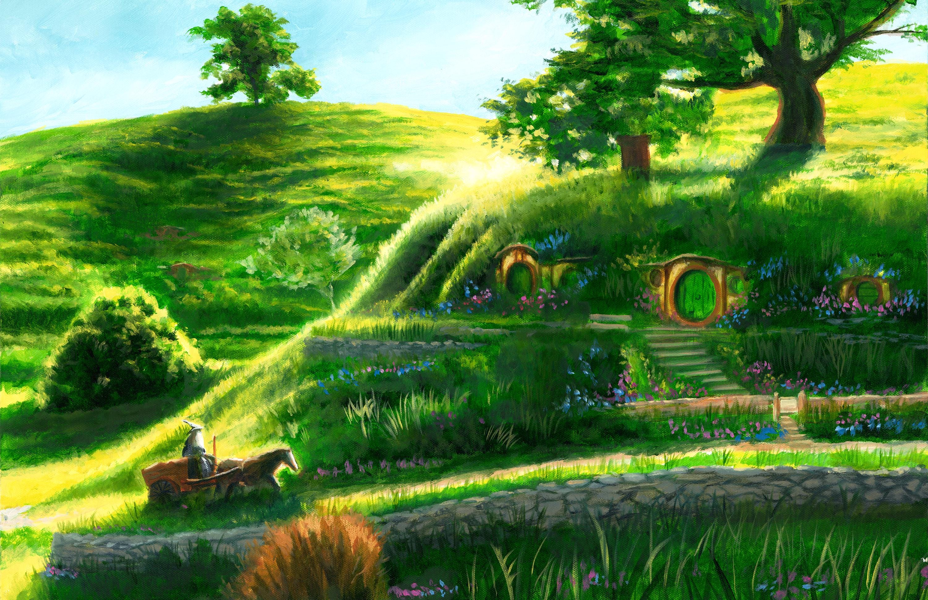 The Wizard Comes Home | Canvas Print