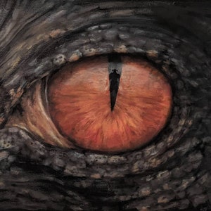 Dragon&#39;s Final Vision | 11x14 Fine Art Print by Shannon Long