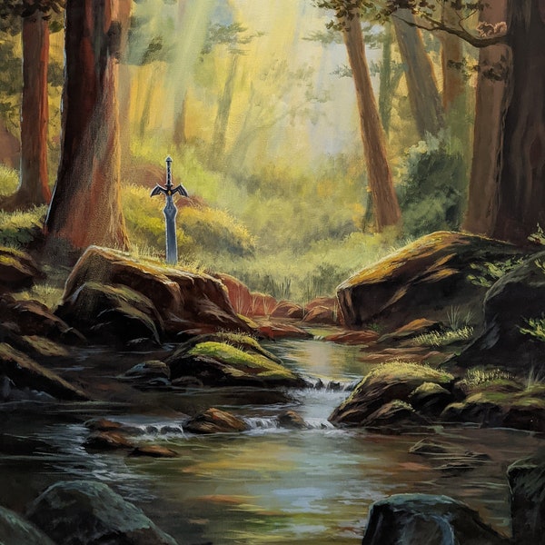The Sword |  fine art print | wall art | fantasy art | nerd decor