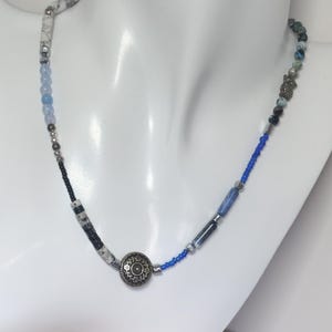 Sodalite and Lapis Lazuli Short Necklace