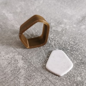 Rounded Pentagon Polymer Clay Cutter