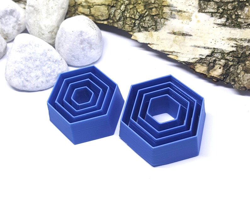 Hexagon shape tools Polymer Clay Cutter