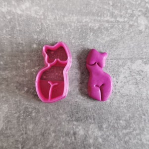 Women body clay cutter