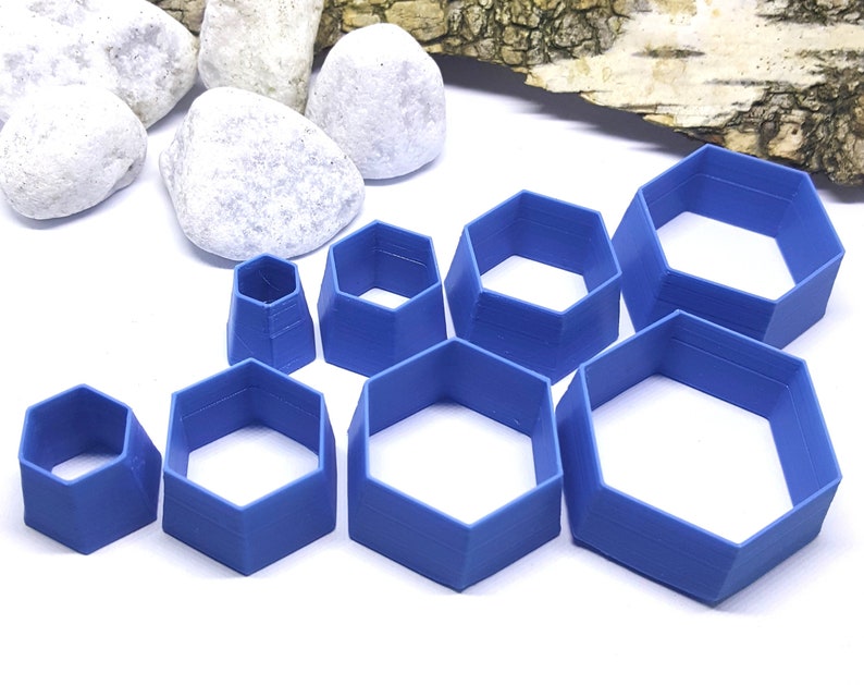 Hexagon shape tools Polymer Clay Cutter