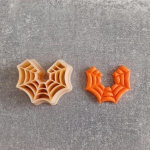 Spider web halloween clay cutter, Halloween themed cutters