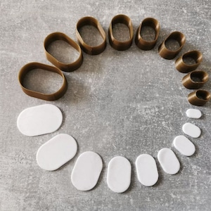 Polymer Clay Cutter, Oval shaped cutter