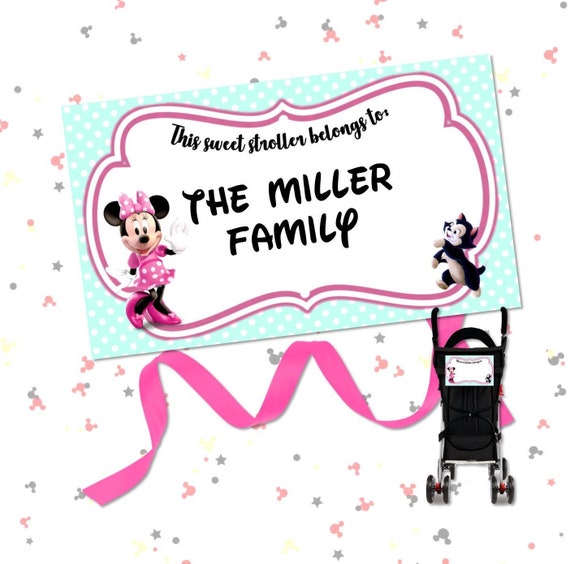 DIY Stroller Sign for Disney World Disneyland Identifiers - Etsy
