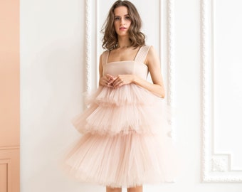 Tutu Dress for Women, Tulle Wedding Dress, Tulle Dress Women, Bridesmaid Dress, Tulle Dress Short, Tutu Skirt Dress, Unique Dress,Tulle Gown