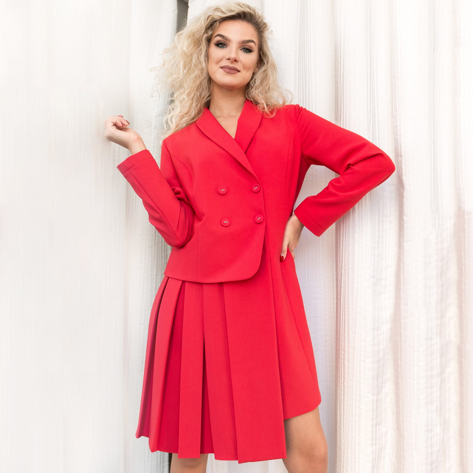 Knee Length Blazer Etsy Canada
