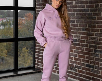 Tracksuit Women/ Oversized Hoodie and Sweatpants/ Tracksuit Set/ Comfy Homewear/ Jogger Set Women/ Homewear Women/ Two piece set Woman Set