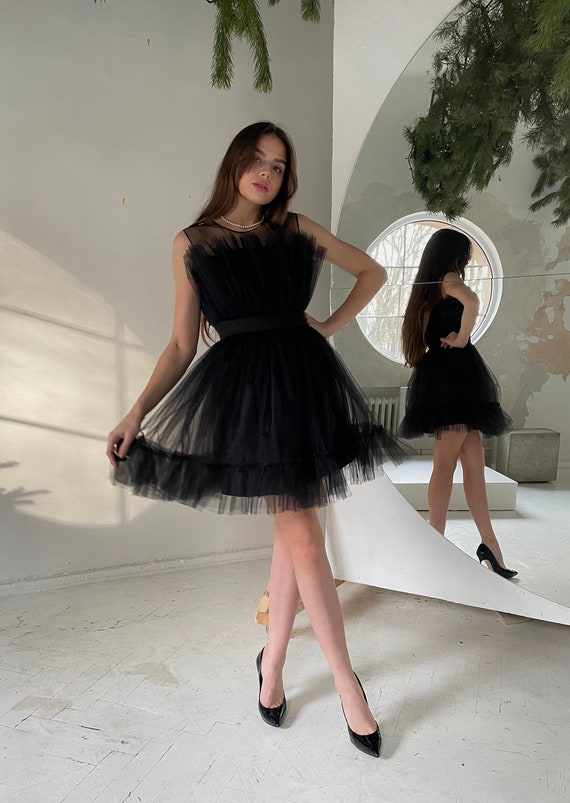 Black Tutu Dress, Short Black Dress, Prom Dress, Evening Dress, Puff Dress,  Occasion Dress, Tulle Dress, Elegant Dress, Party Dress, Cute -  Norway