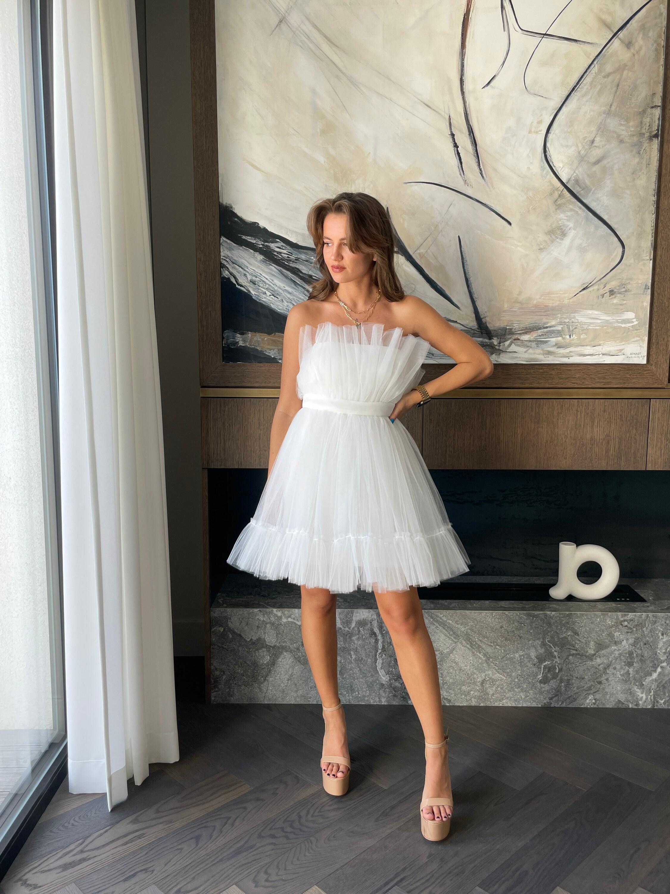 Tulle Short Dress Etsy