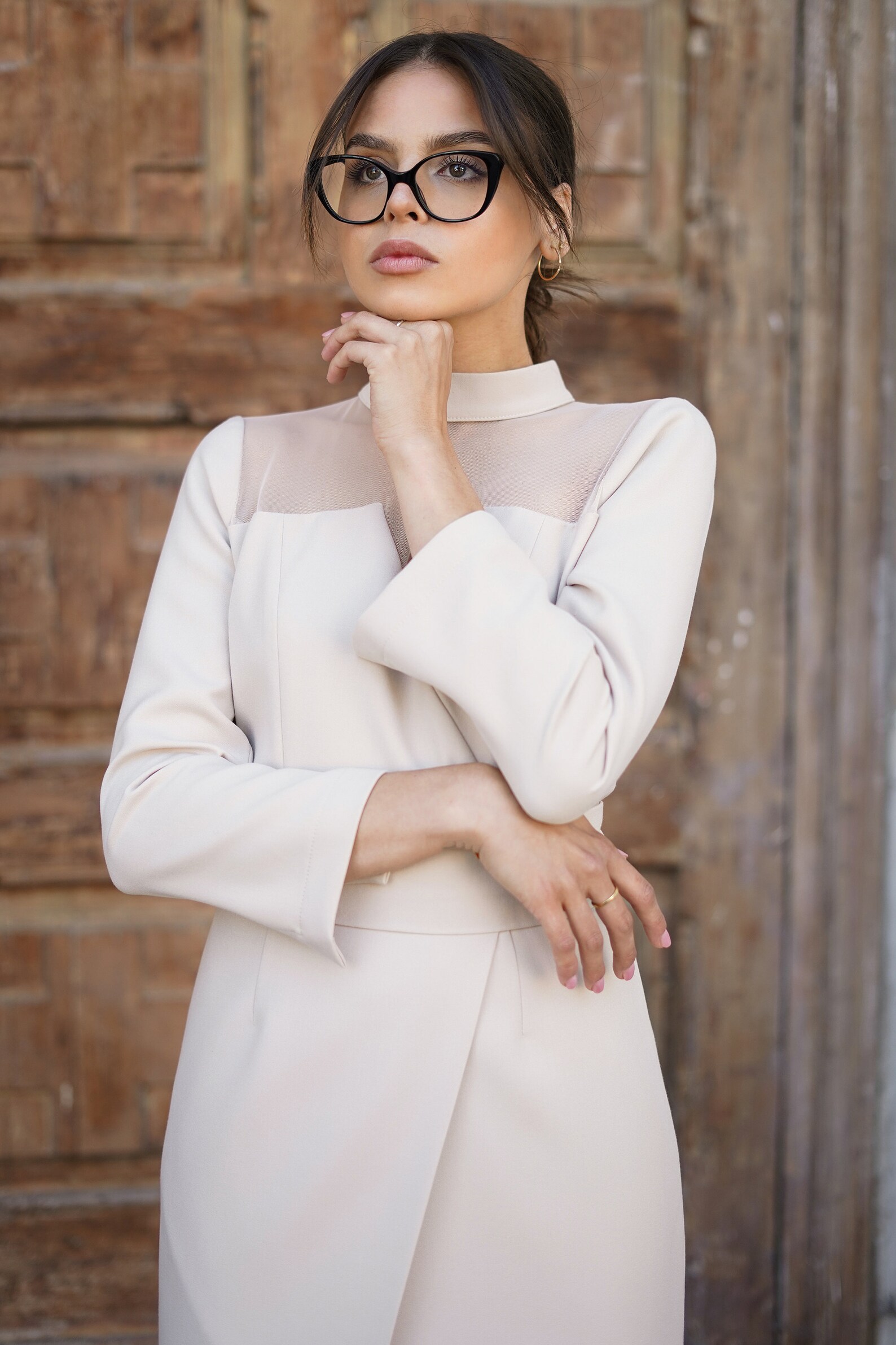 elegant wedding guest dress