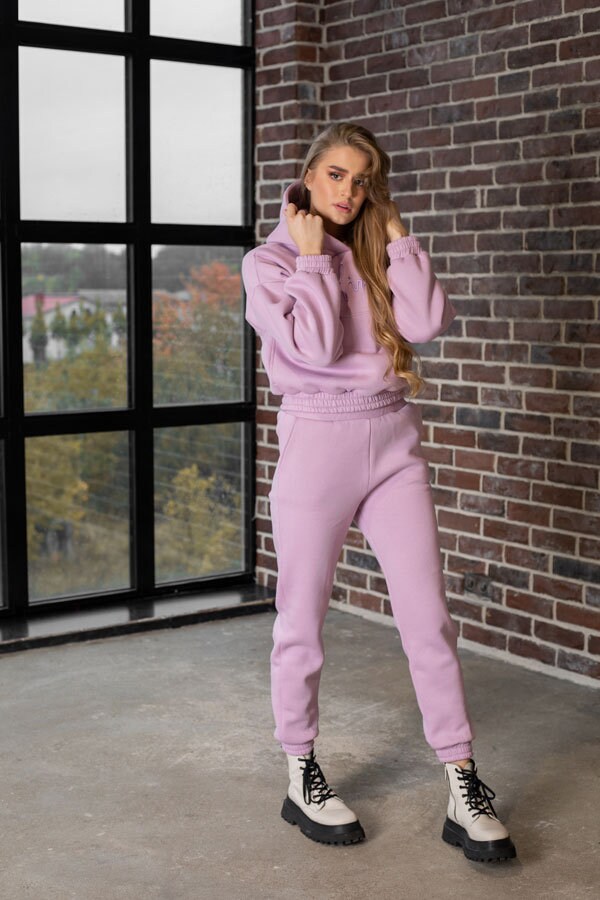 Oversized Hoodie Sweatpants Set Two Piece Women Tracksuit Autumn