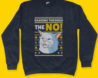 Cat Meme Christmas Sweatshirt