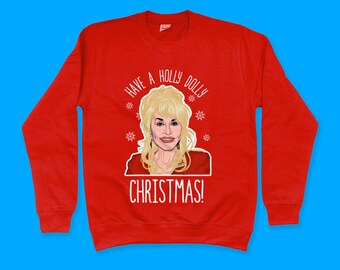 Unofficial Dolly Parton Christmas Jumper: Spread Festive Cheer with Country Music Royalty