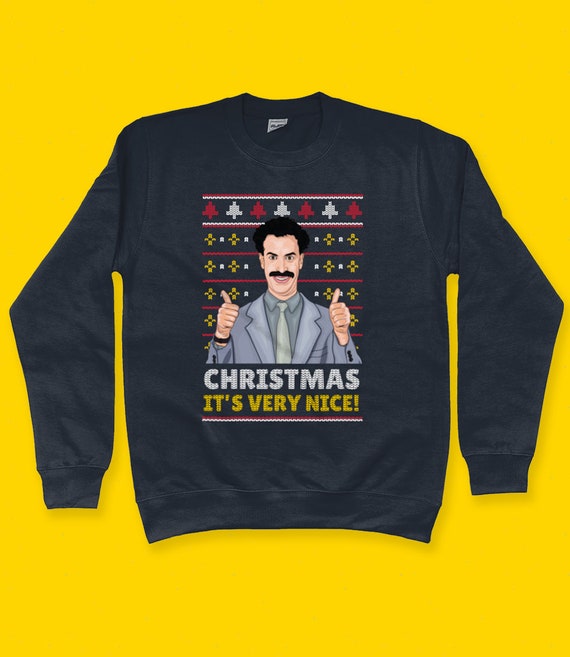 Borat Christmas Sweatshirt Etsy UK