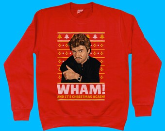 George Michael Wham Christmas Jumper