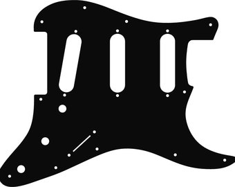 Stratocaster- PDF Template-SSS, HSH, Hss, 11-hole, 8-hole, etc.