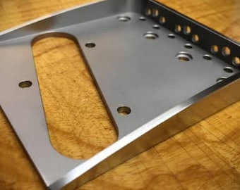 Van Dyke-Harms Telecaster Hybrid Bridge-Stainless Steel, Toploader, String Through