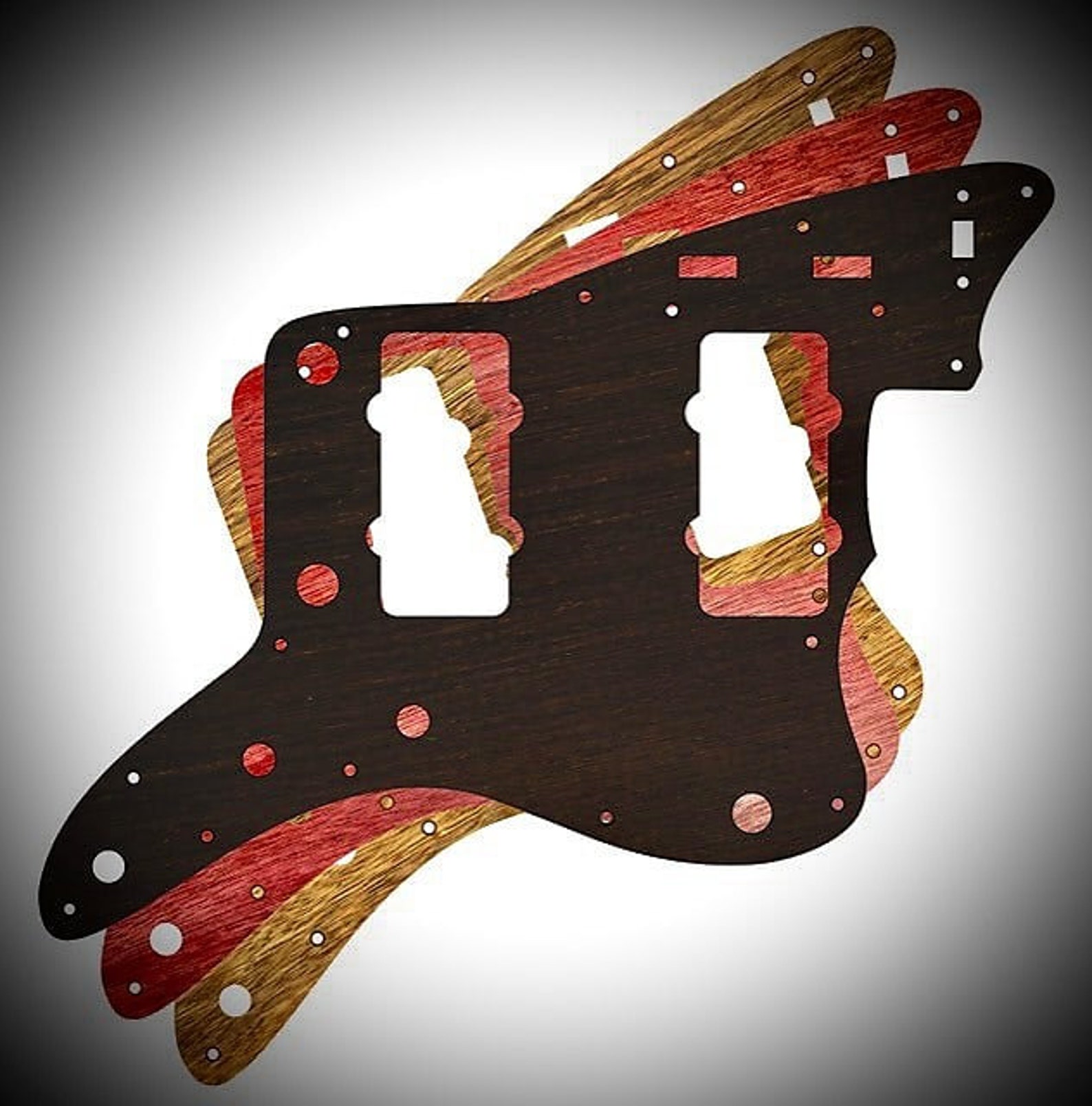 Van Dykeharms Jazzmaster Wood Pickguard Single Many Exotic Etsy