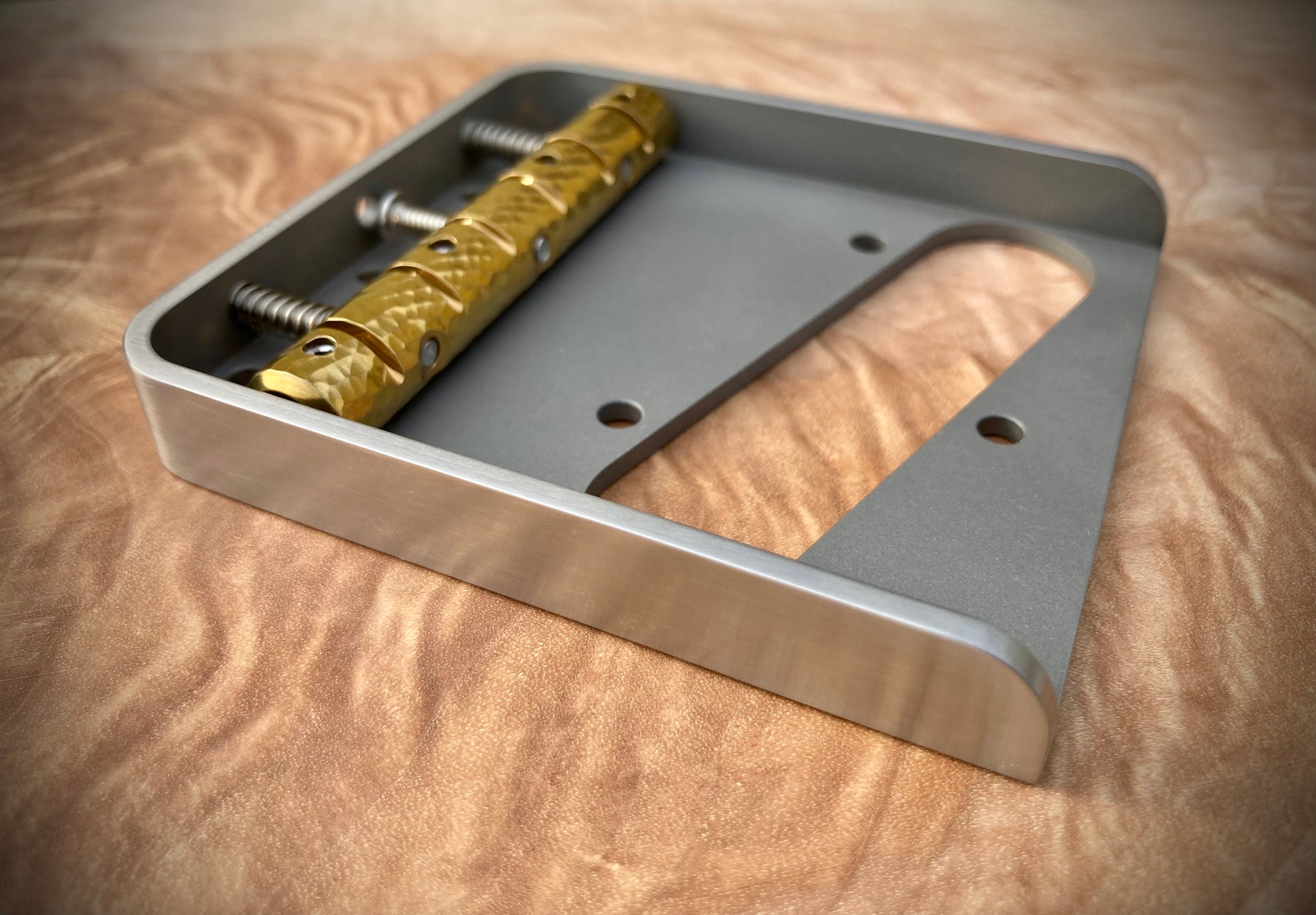 Van Dyke-harms Traditional Telecaster Bridge and Monolithic Saddle 