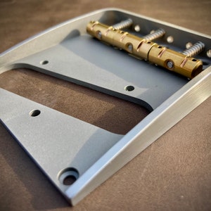 Van Dyke-Harms Left-Hand Telecaster Hybrid Bridge with Front Attachment and Compensated Saddle Set