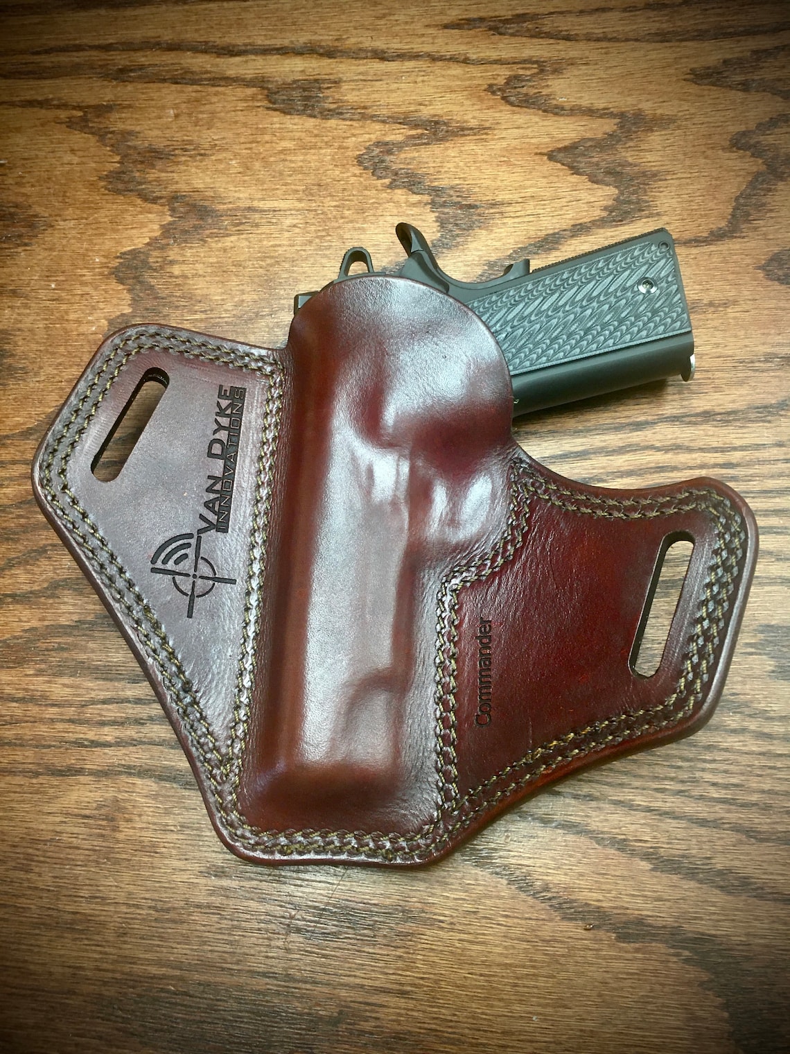 Colt Commander Holster 1911 4.25 barrel OWB | Etsy
