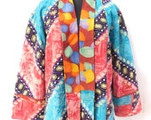 Women Cotton Kantha Vintage Quilted Jacket Reversible Fashionable Ethnic Plus Size jacket