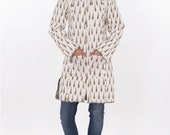 Indian Cotton Block Printed Women Long Jacket Quilted Designer Fashionable Coat Hippie Jacket