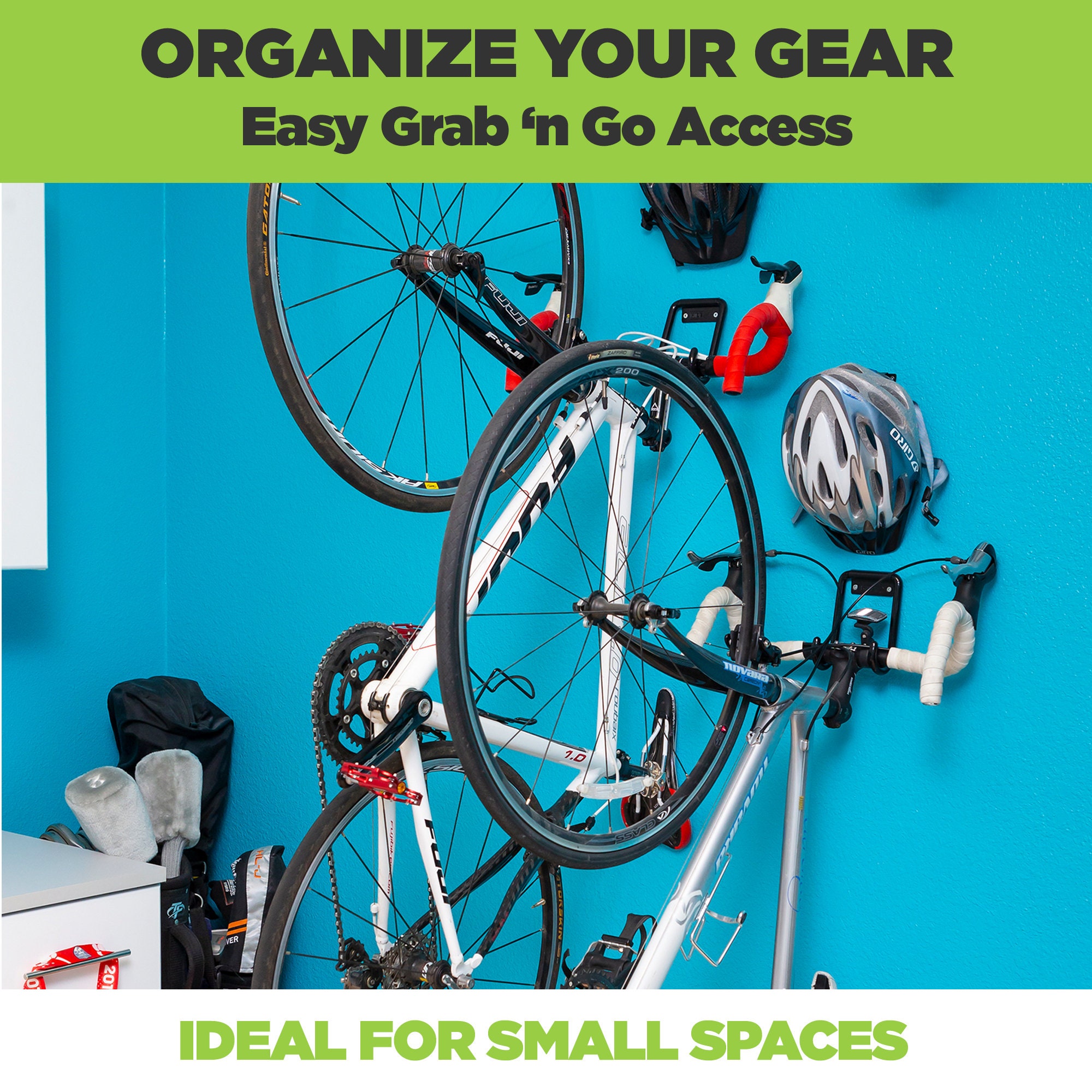 Hideit Vbike Mount Vertical Bike Wall Mount Etsy