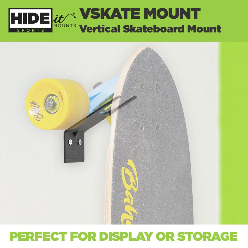 HIDEit VSkate Mount Vertical Skateboard Mount Etsy