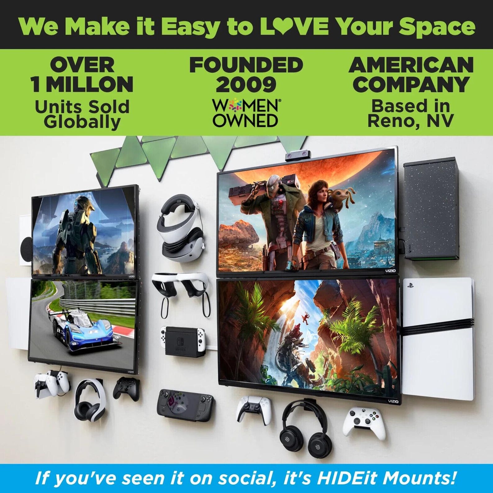 HIDEit Mounts PS5 Wall Mount - Thumbnail 3