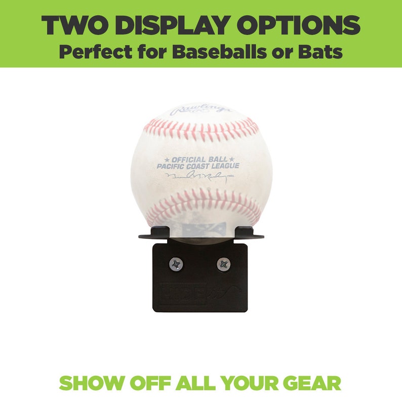 Hideit Vbat Mount Vertical Baseball Bat Mount Etsy