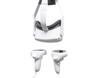 Meta Quest 2 Wall Mount Bundle | Steel VR Headset & Controller Holder 3-Piece | Gaming Room Setup Ideas