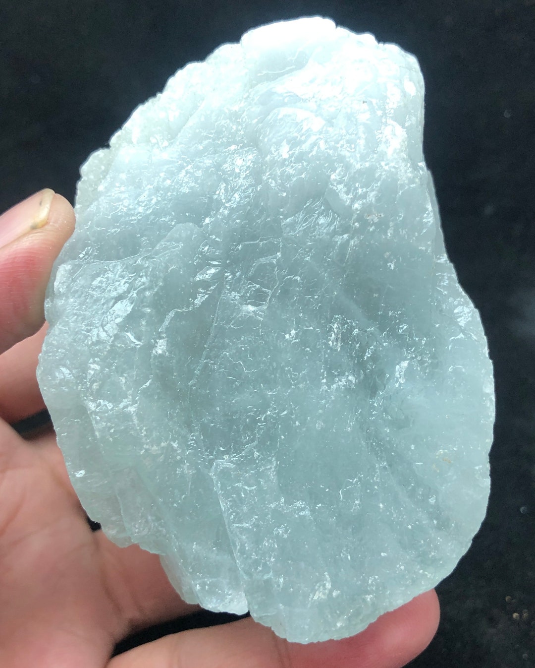 Giant Natural Aquamarine Rough | Raw Blue Beryl for Jewelry, Carving ...